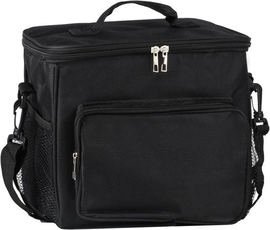 Borsa isolante per picnic - 10L - nera - pieghevole