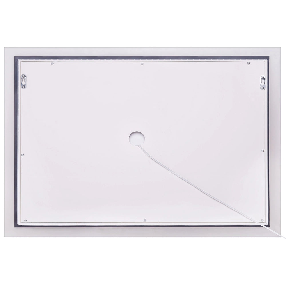 Specchio da bagno illuminato a LED Rettangolare 60 x 80 cm Glamour
