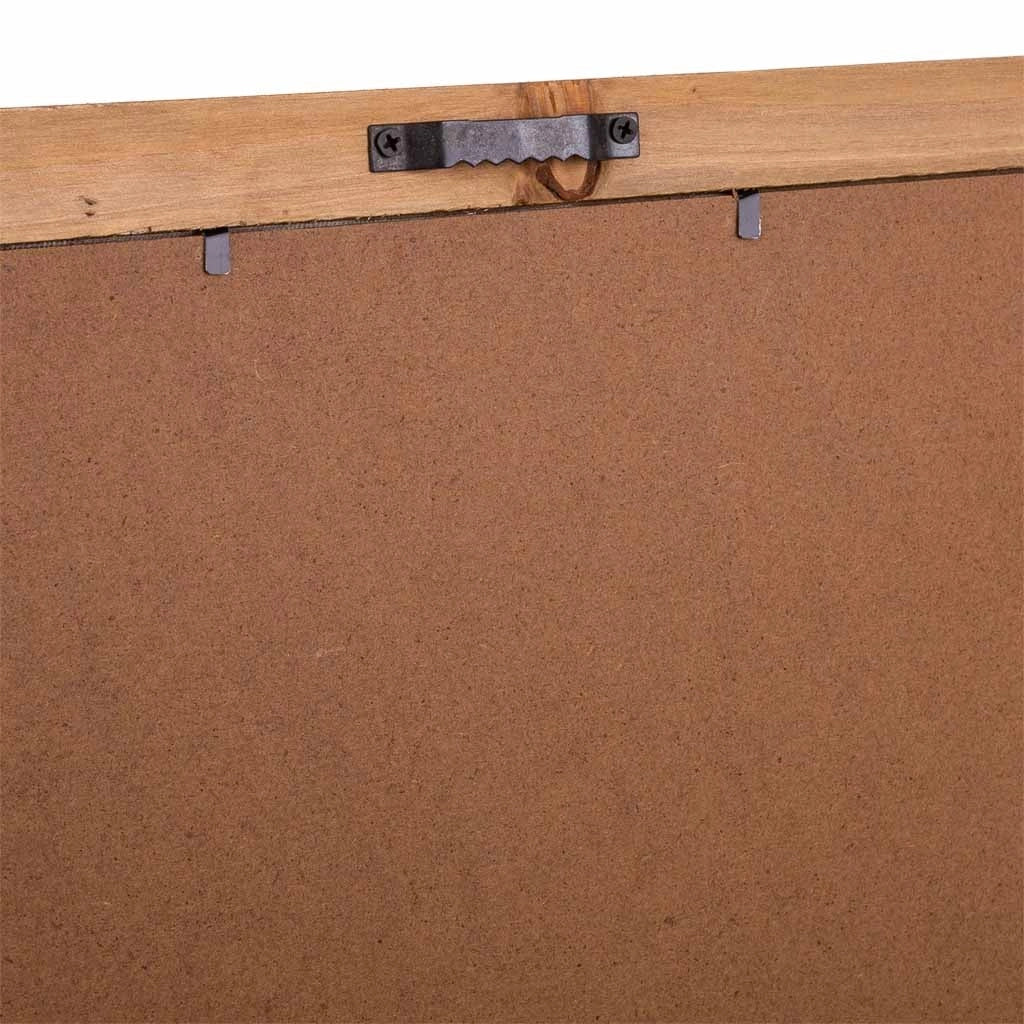 Cornice in legno e tessuto stampato