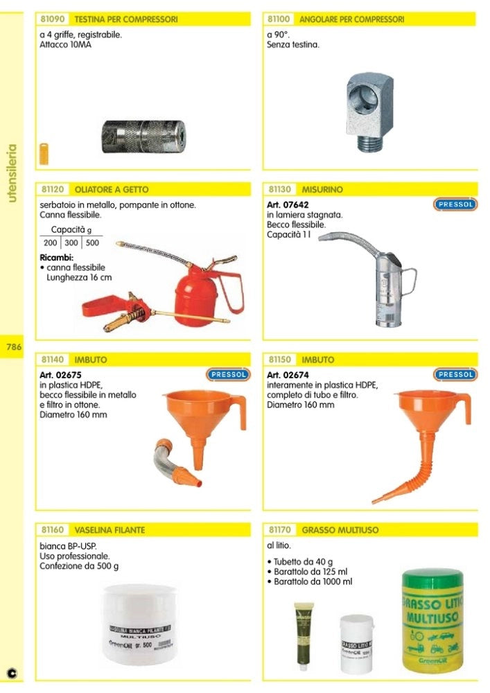 1pz pressol imbuto con flessibile metallo diametro mm.160 art.02675 cod:ferx.11643