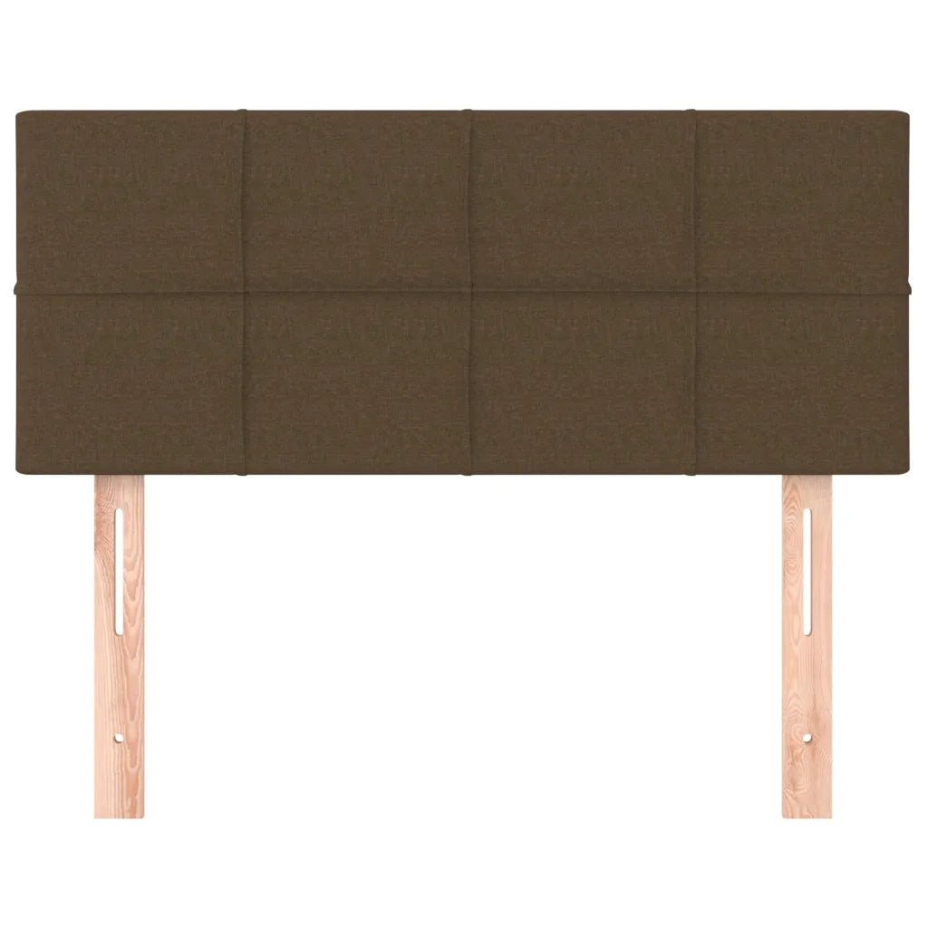 Testiera | Testata Marrone Scuro 100x5x78/88 cm in Tessuto