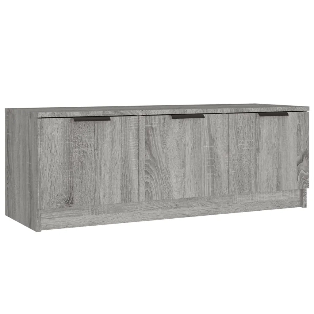 Mobile TV Grigio Sonoma 102x35x36,5 cm in Legno Multistrato 817082