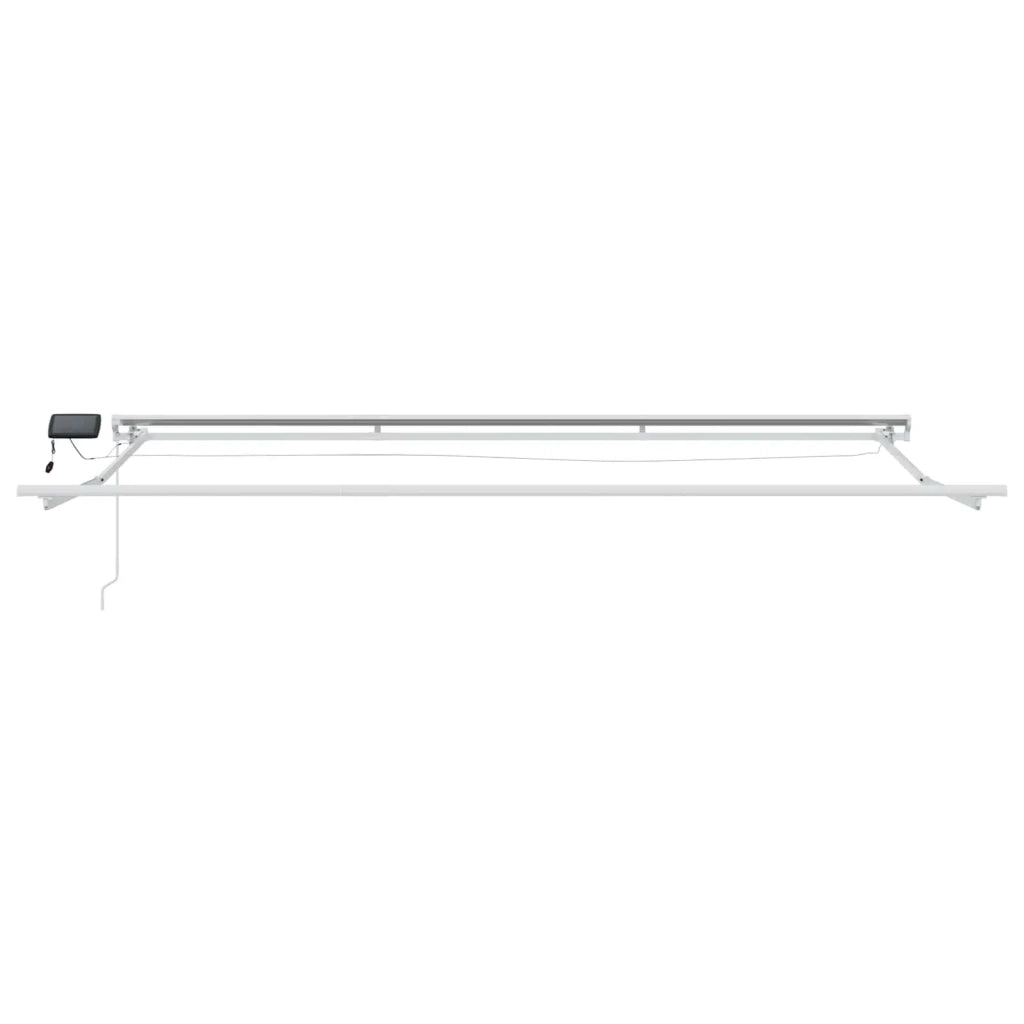 Cornice per Tenda Manuale con LED Blu e Bianco 4,5 × 3 m 3420648