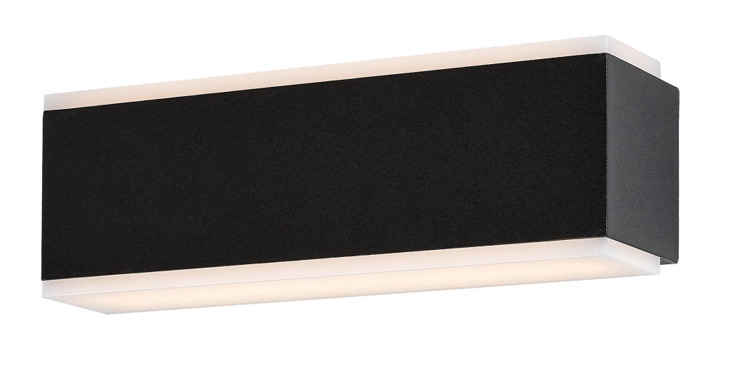 Applique esterna nera LED 12W 3000K IP54 Rabalux Mataro