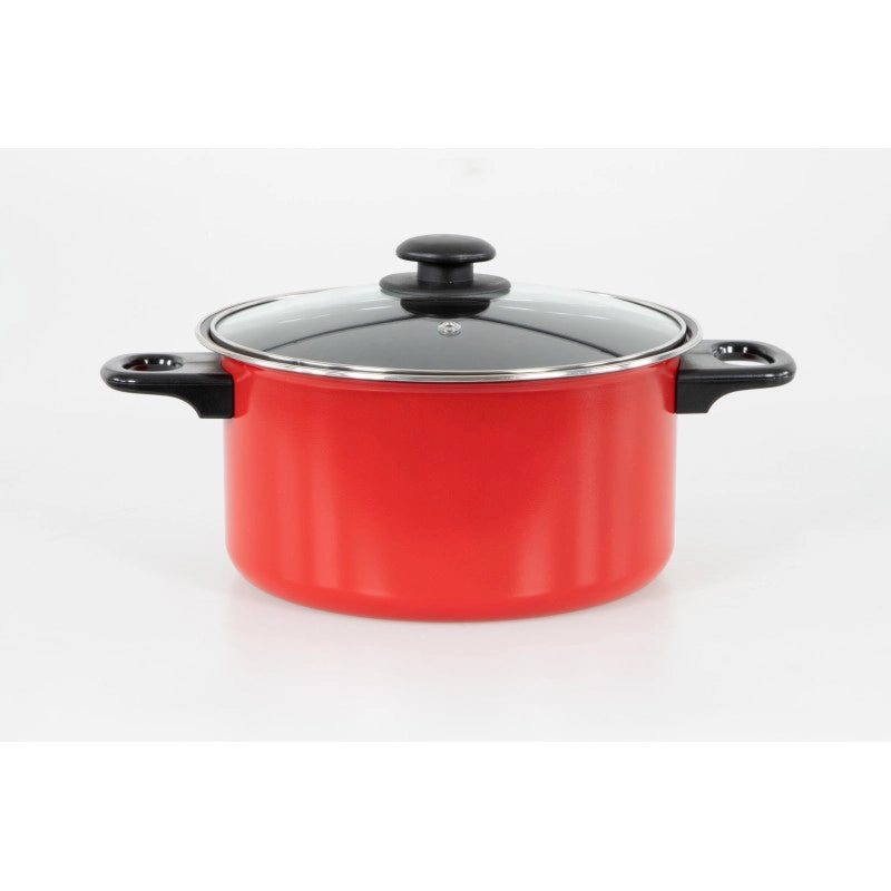 Set di 4 Batteria 5 Pz Zenith Red In Carbon Steel