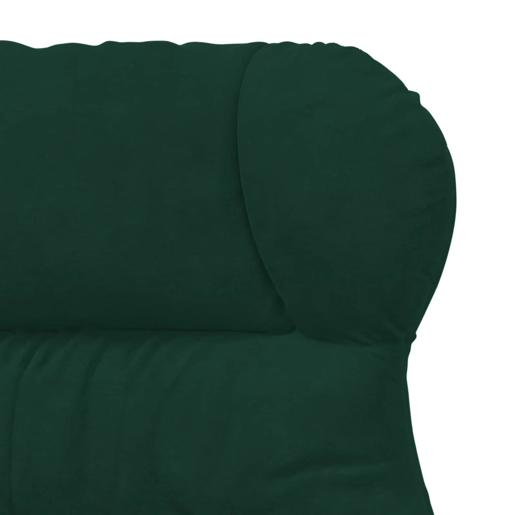 Poltrona | Sedia Relax Verde Scuro 69 x 74 x 93 cm Velluto