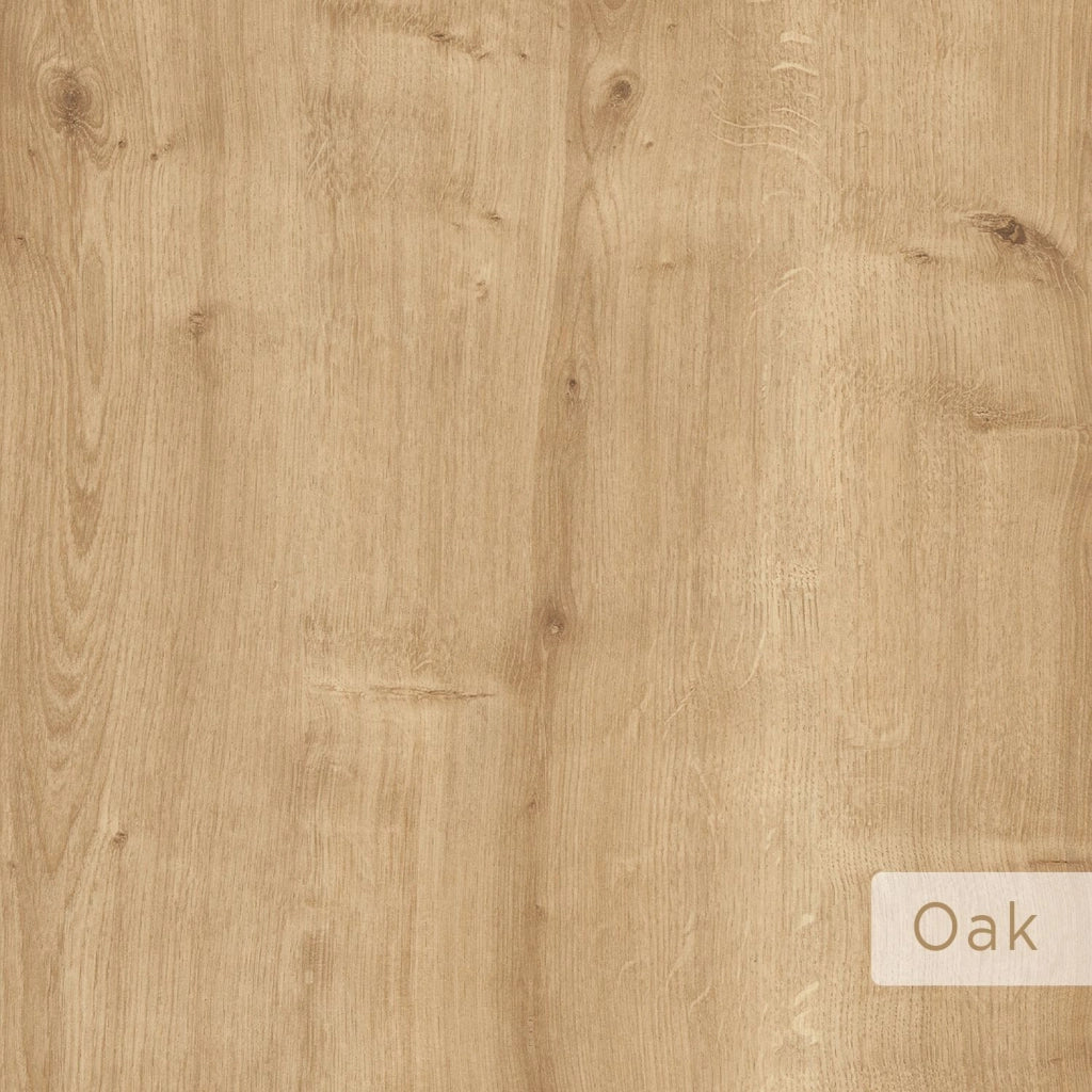 Comodino "Treo" con lampadina in legno - 40 x 30 x 34 cm - Beige