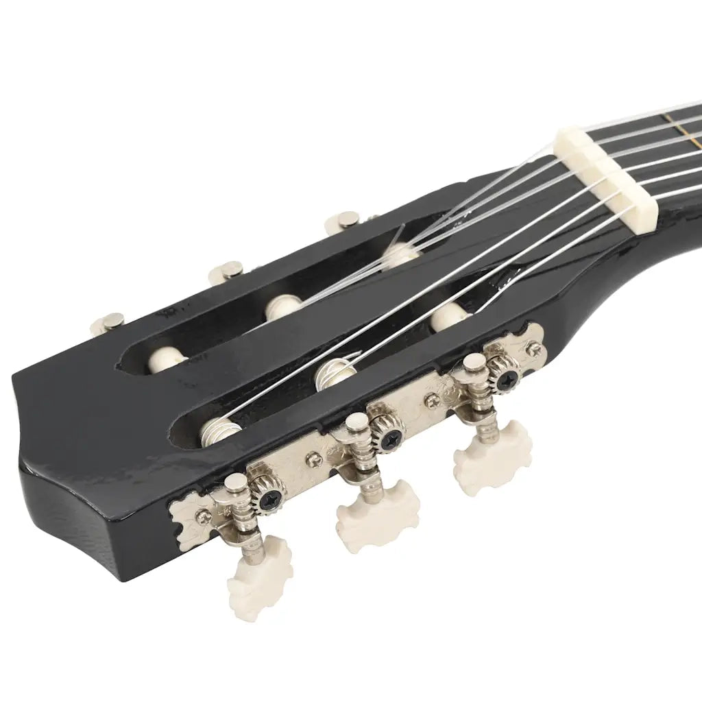 Set Chitarra Classica per Principianti 8 pz Nera 1/2 34" 70127