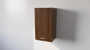 Pensile Cucina in Legno Nobilitato Noce Mobile Alto con 1 Anta, Pensile Componibile Moderno Made in Italy (H60XL40XP32cm)