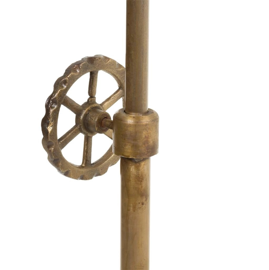 Lampada da terra in metallo bronzo 59x59x161h