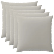 Federa 6 pcs HEERLEN Grigio 80 x 80 cm Poliestere 913666