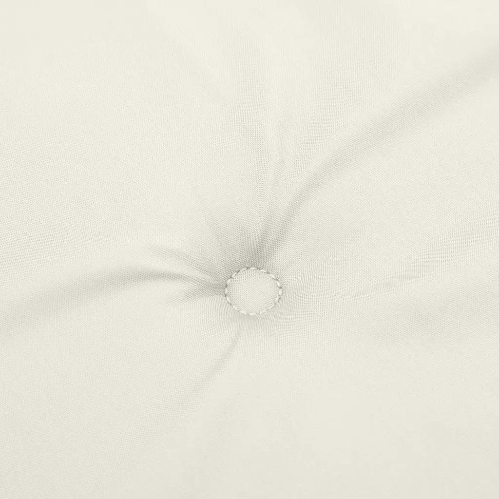 Cuscino per Panca da Giardino-Cuscini per panchina da esterno Crema M¨¦lange 150x50x7 cm Tessuto