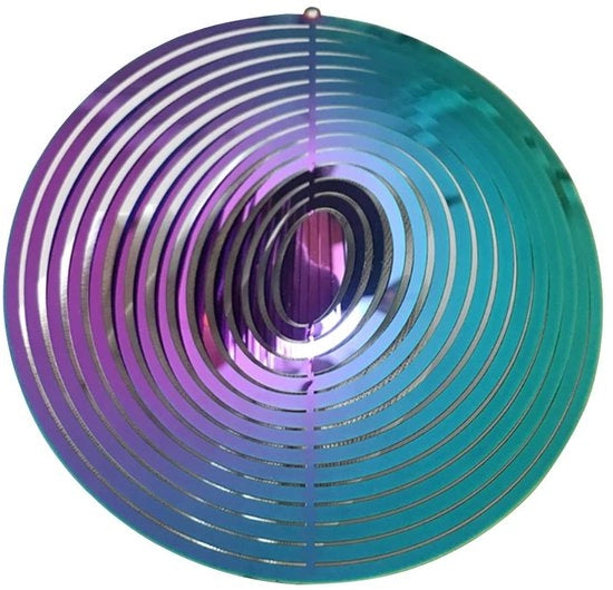 Decorazione per Giardino a Rottura di Vento 3D in Acciaio Inossidabile - Luminoso - Leggero - Decorazione per Giardino