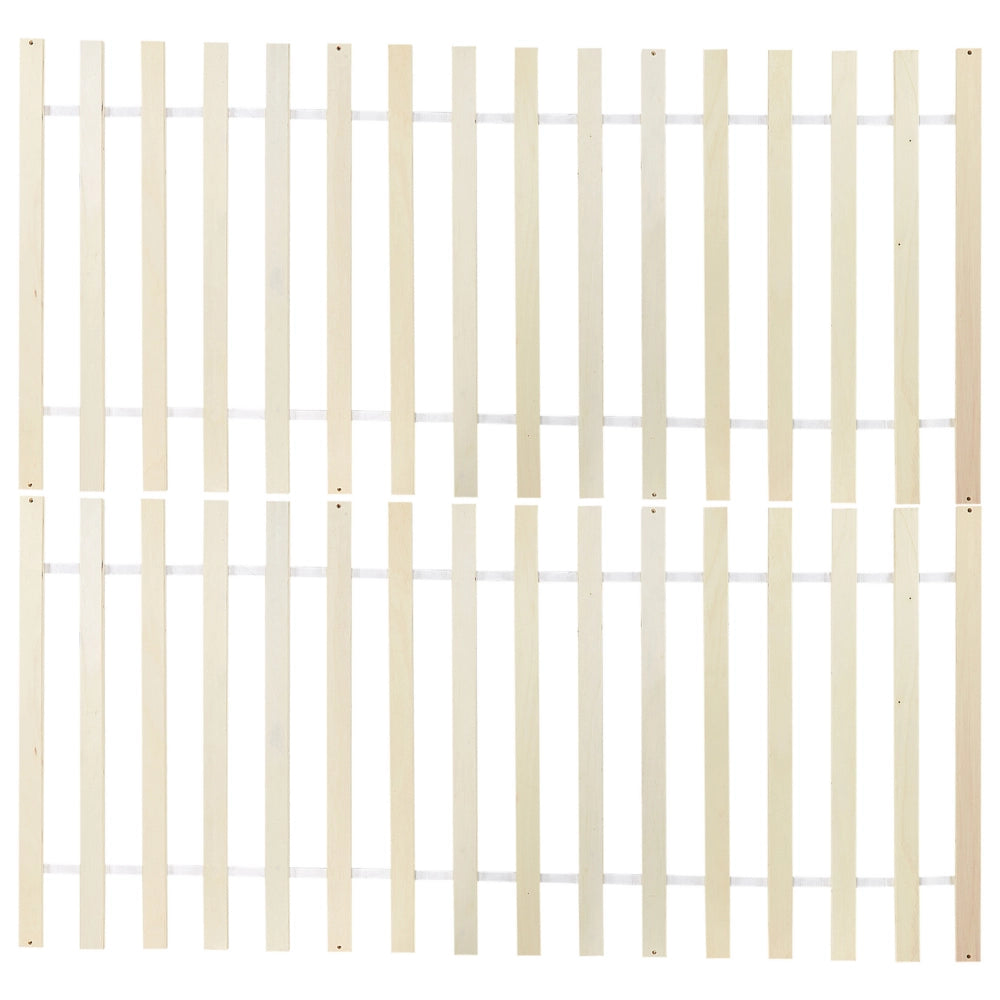 Letto in legno di pino bianco 160 x 200 cm in stile scandinavo