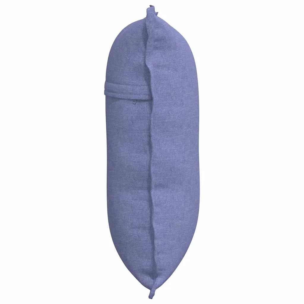 Cuscino per Schiena Blu jeans 60 x 19 x 50 cm Tessuto 42014672