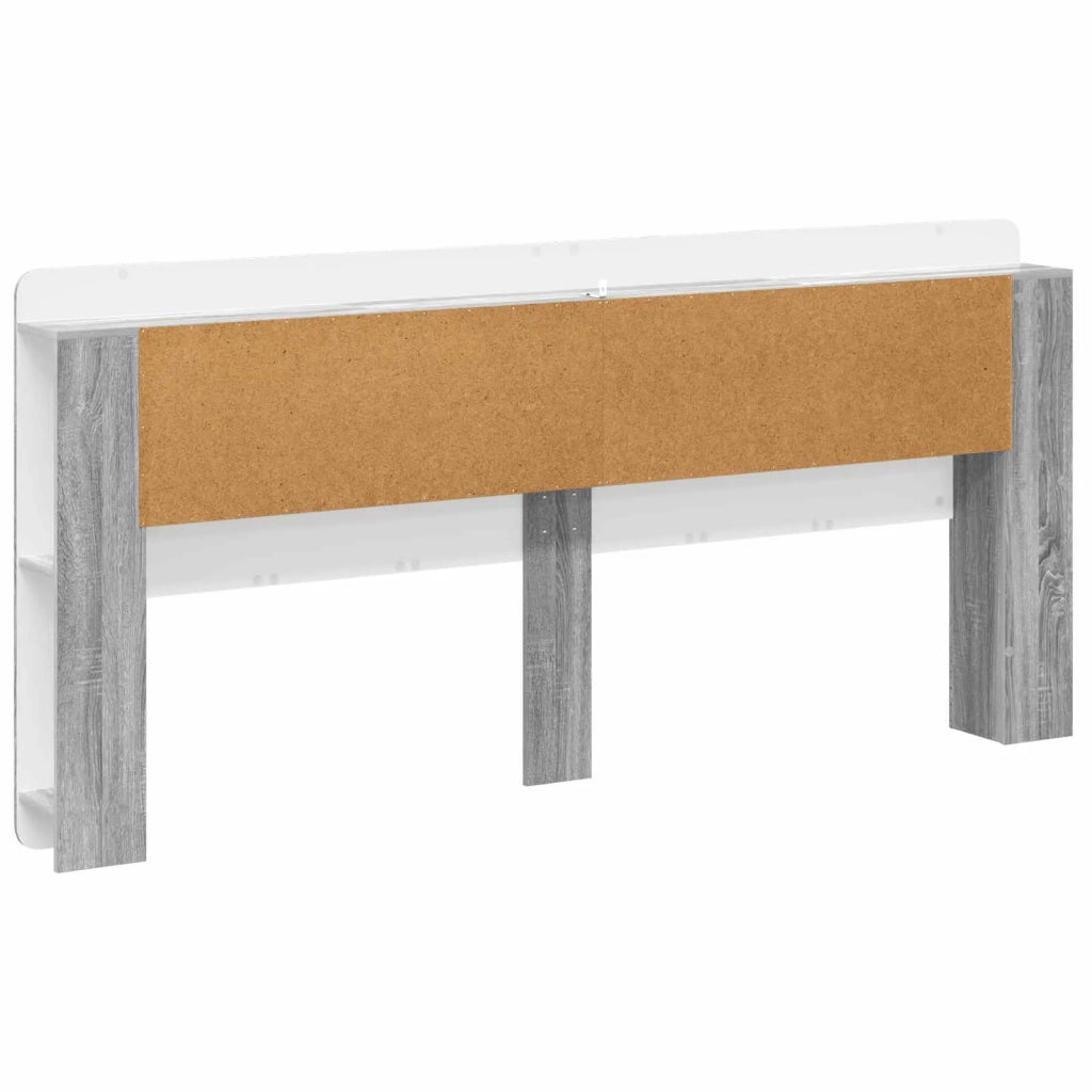 Testata del letto Grigio Sonoma Legno ingegnerizzato 8001306