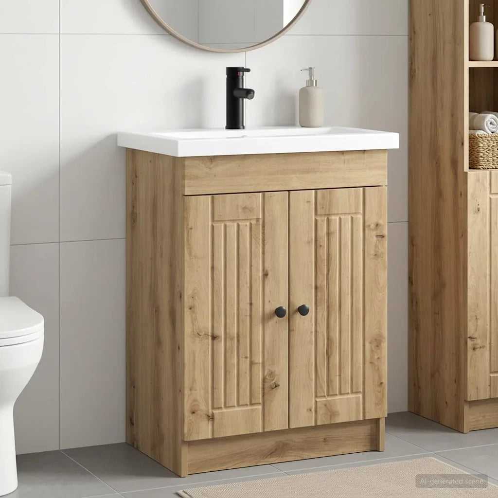Set di mobili per il bagno Rovere Artigianale 3404203