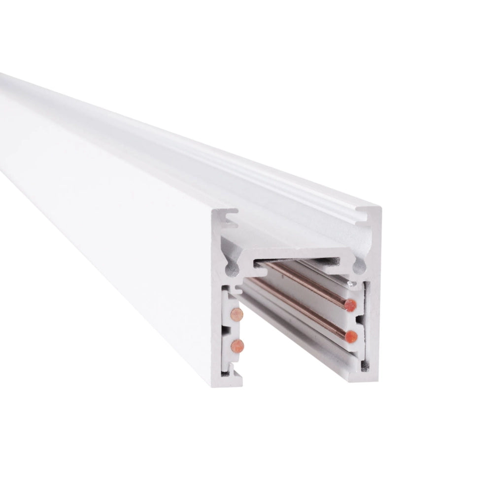 Binario magnetico slim superficie 1m bianco 48V Maxlight