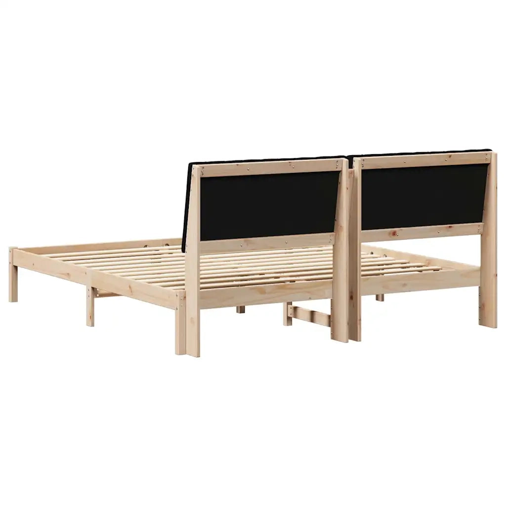 Letto matrimoniale | Letto per adulti | Struttura del letto Marrone 180 x 200 cm Pino massello