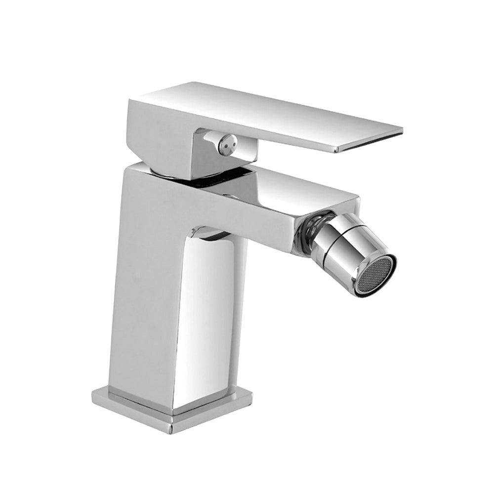 Set di rubinetti lavabo bidet e doccia in ottone cromato Kubo