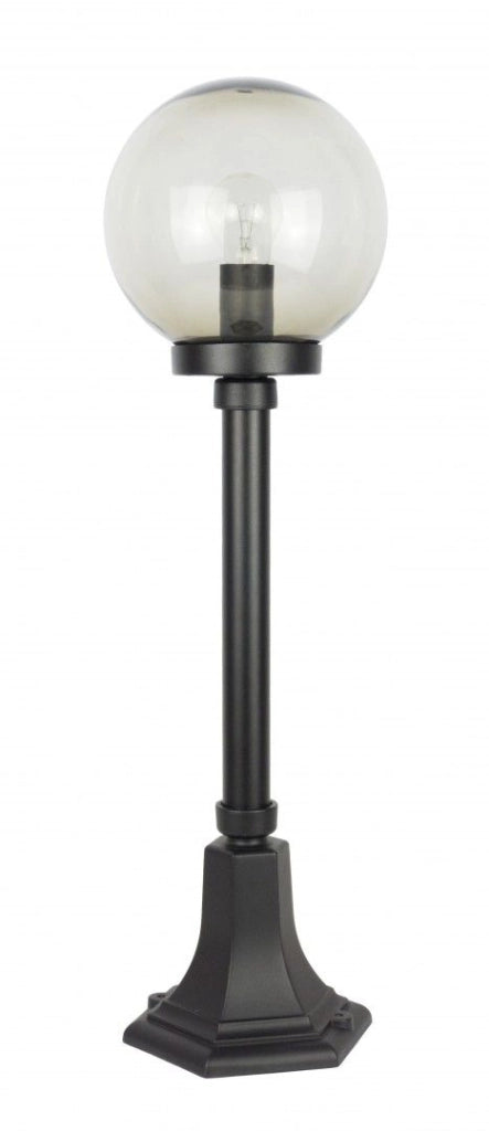 Lampada giardino 68 cm globo 20 cm nera E27 IP43 SU-MA