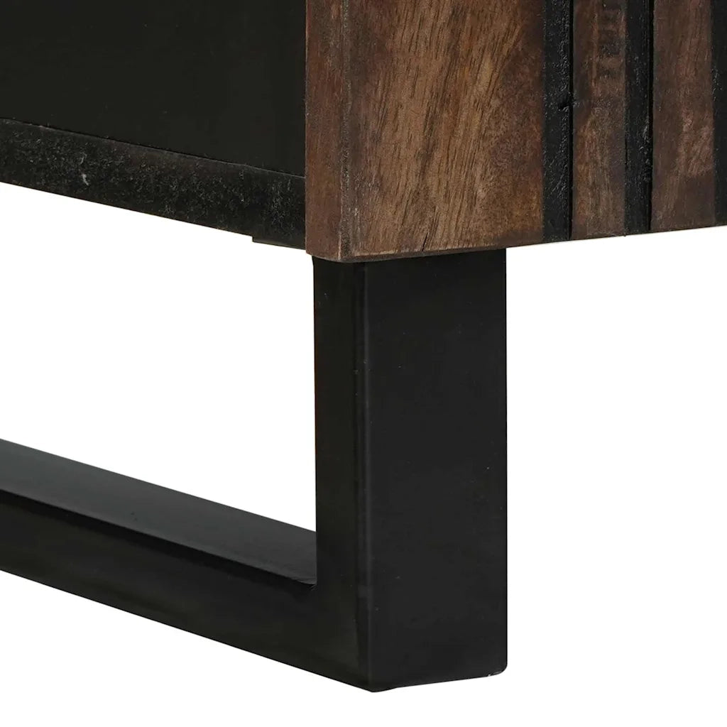 Credenza Marrone 60 x 33.5 x 75 cm Legno massello di mango