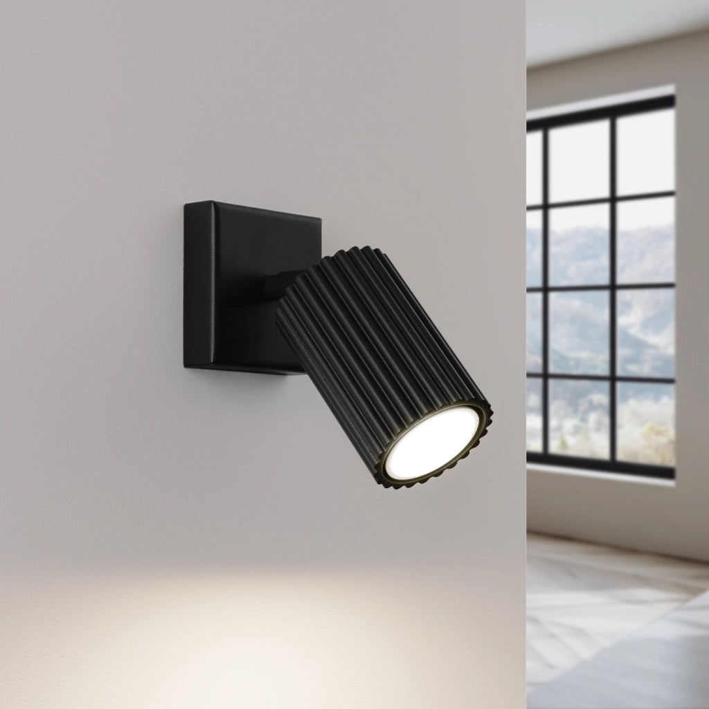 Lampada da parete KARBON nero