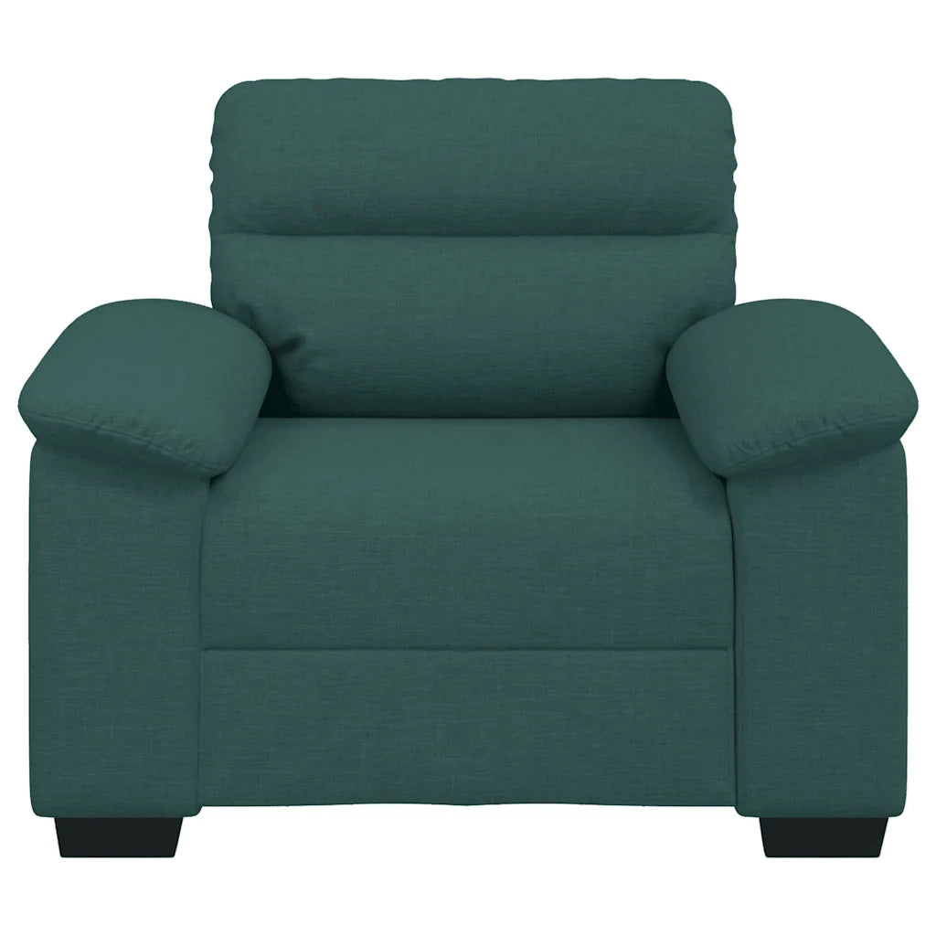 Poltrona Verde Scuro 100x81x84 cm in Tessuto 4105292