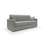 Chris Divano letto matrimoniale tessuto impermeabile 206 cm grigio
