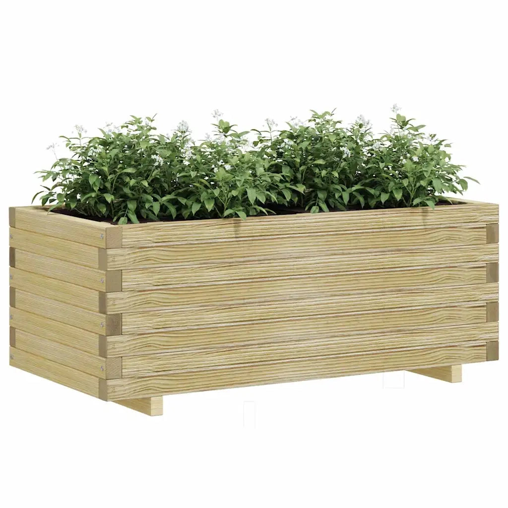 Letto Rialzato 100x50x40 cm in Legno Rettangolare 41660