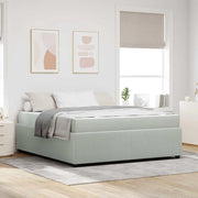 Struttura del letto Grigio chiaro 180 x 200 cm Tessuto 3398425