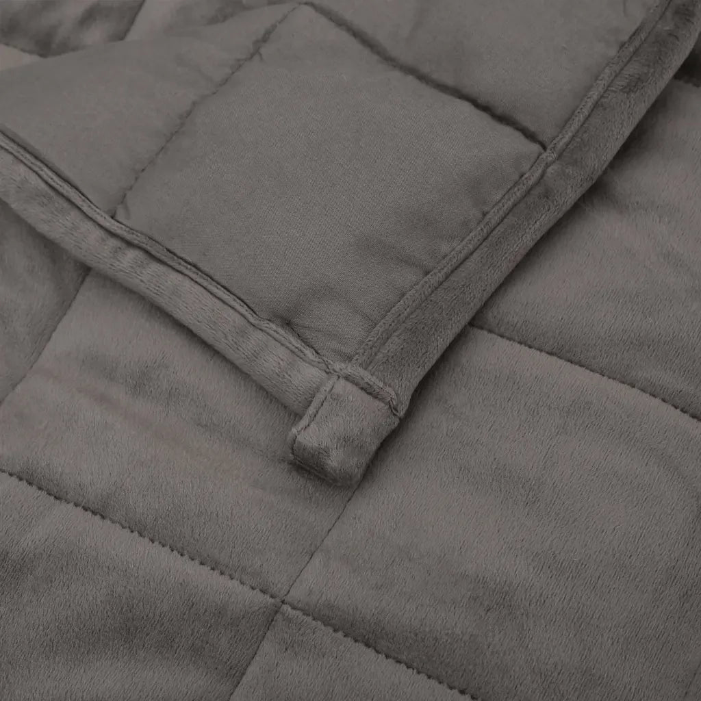 Coperta Ponderata Grigia 220x230 cm 15 kg Tessuto 3154845