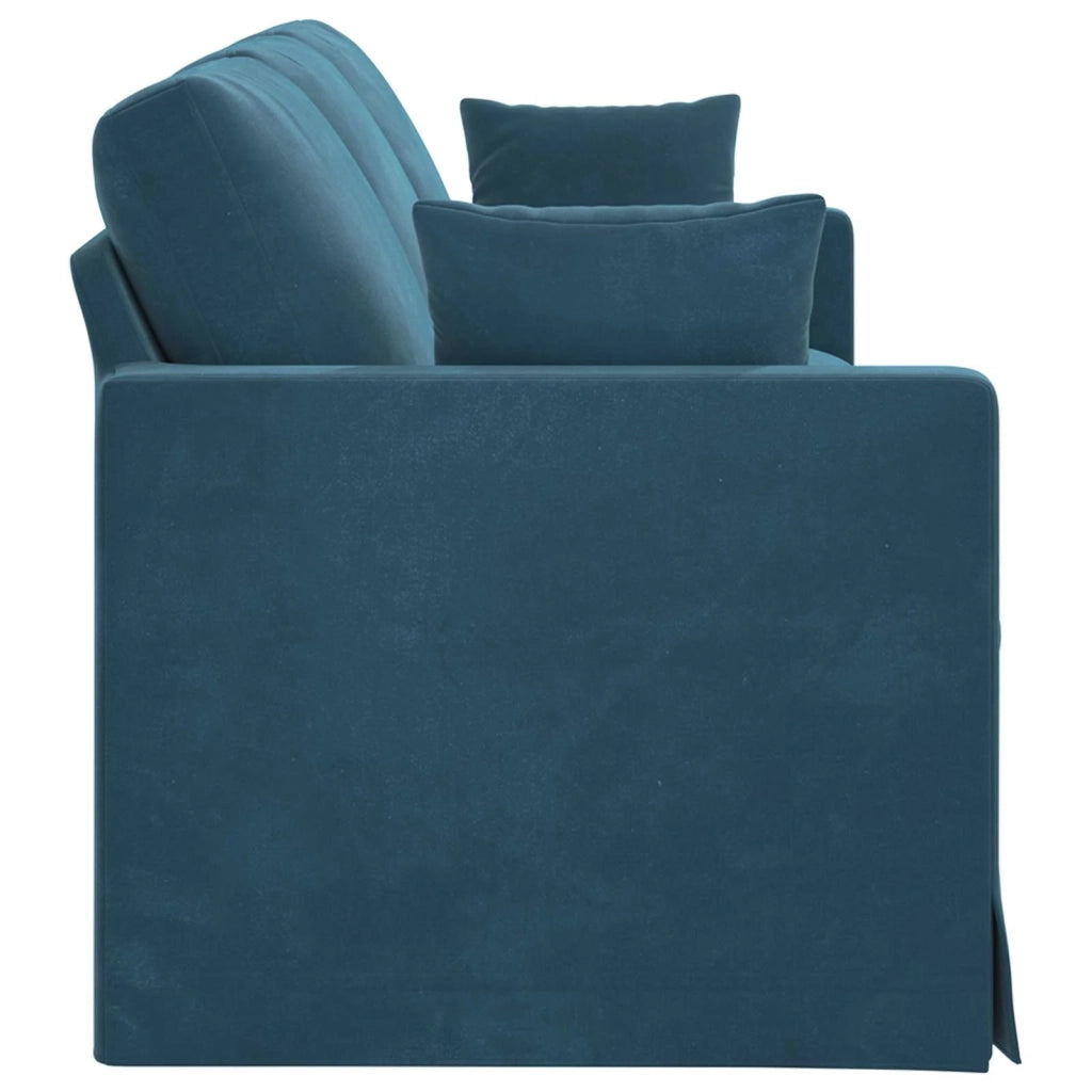 Divano Blu 228 x 78 x 80 cm Velluto 42024448
