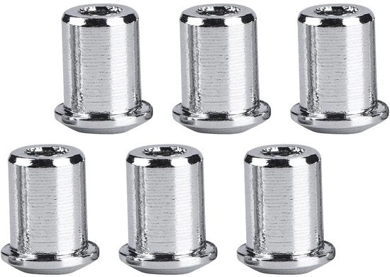 Ferrule di sostituzione per chitarra e basso elettrico - Zinco - Adatto per chitarra e basso elettrico - Durata garantita - Modello compatibile con vari modelli