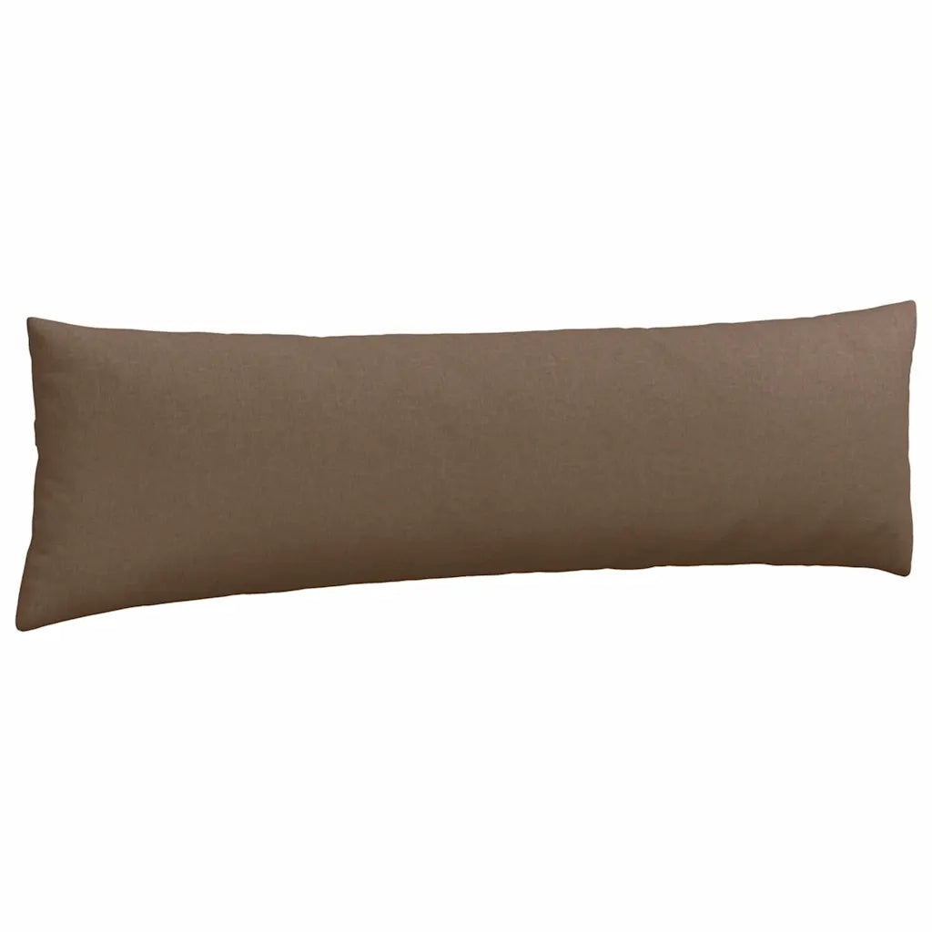 Cuscini da Divano 2 pcs Marrone 145 x 40 cm Tessuto 42013829