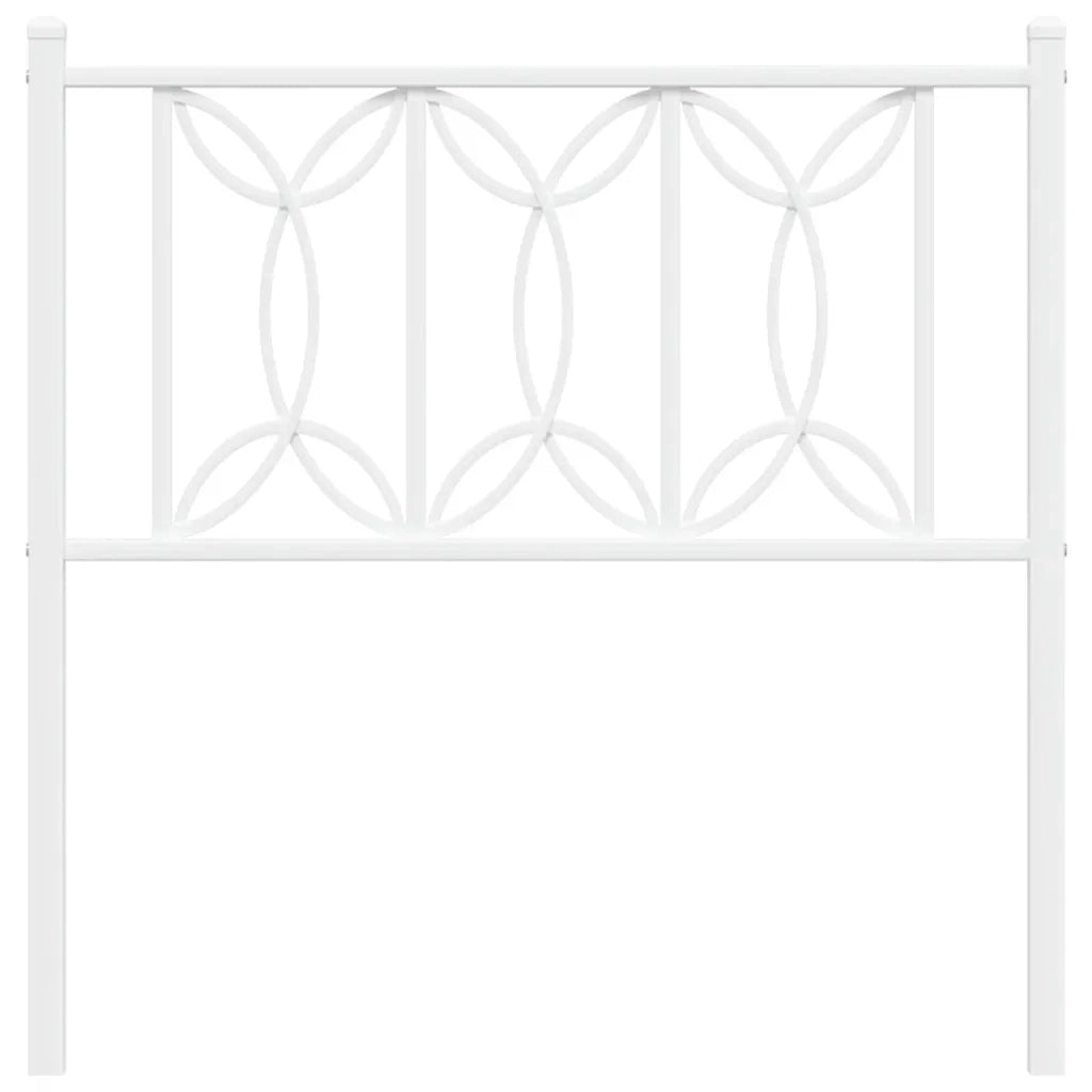 Testiera di Ricambio in Metallo Bianco 75 cm 376203