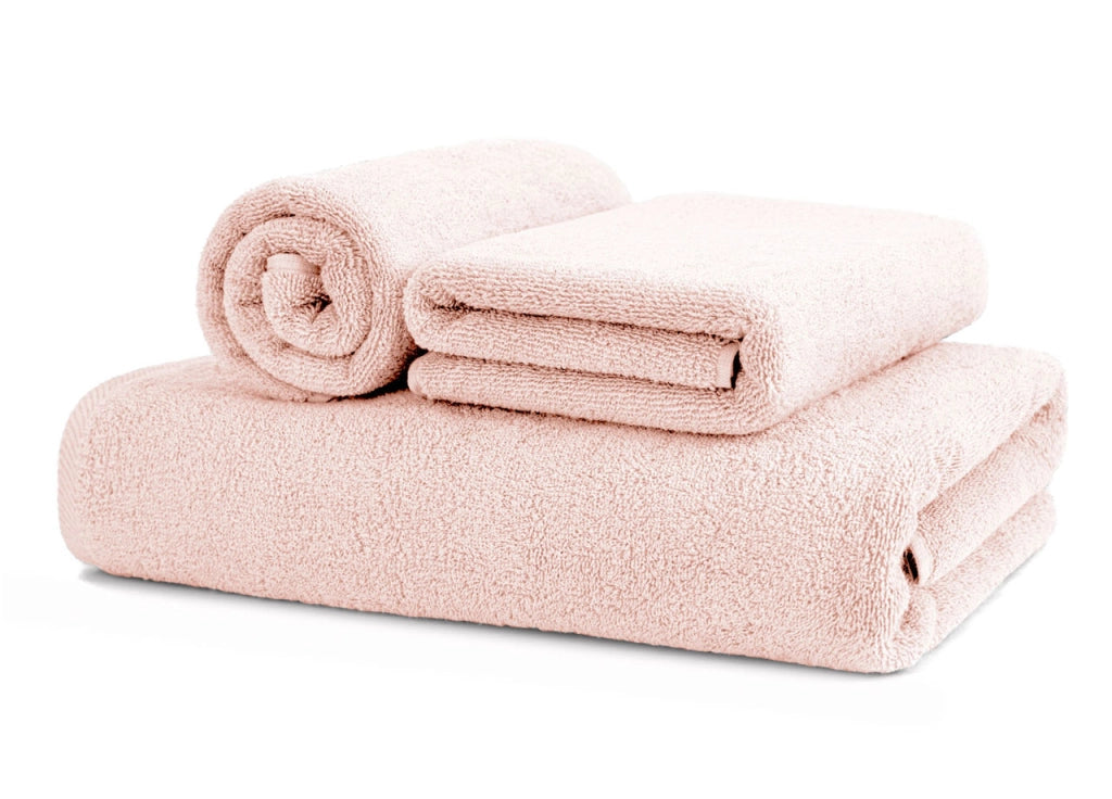 Asciugamani Salvietta Bagno In Morbida Spugna Modello Sophie Colore Rosa - Salvietta - Rosa