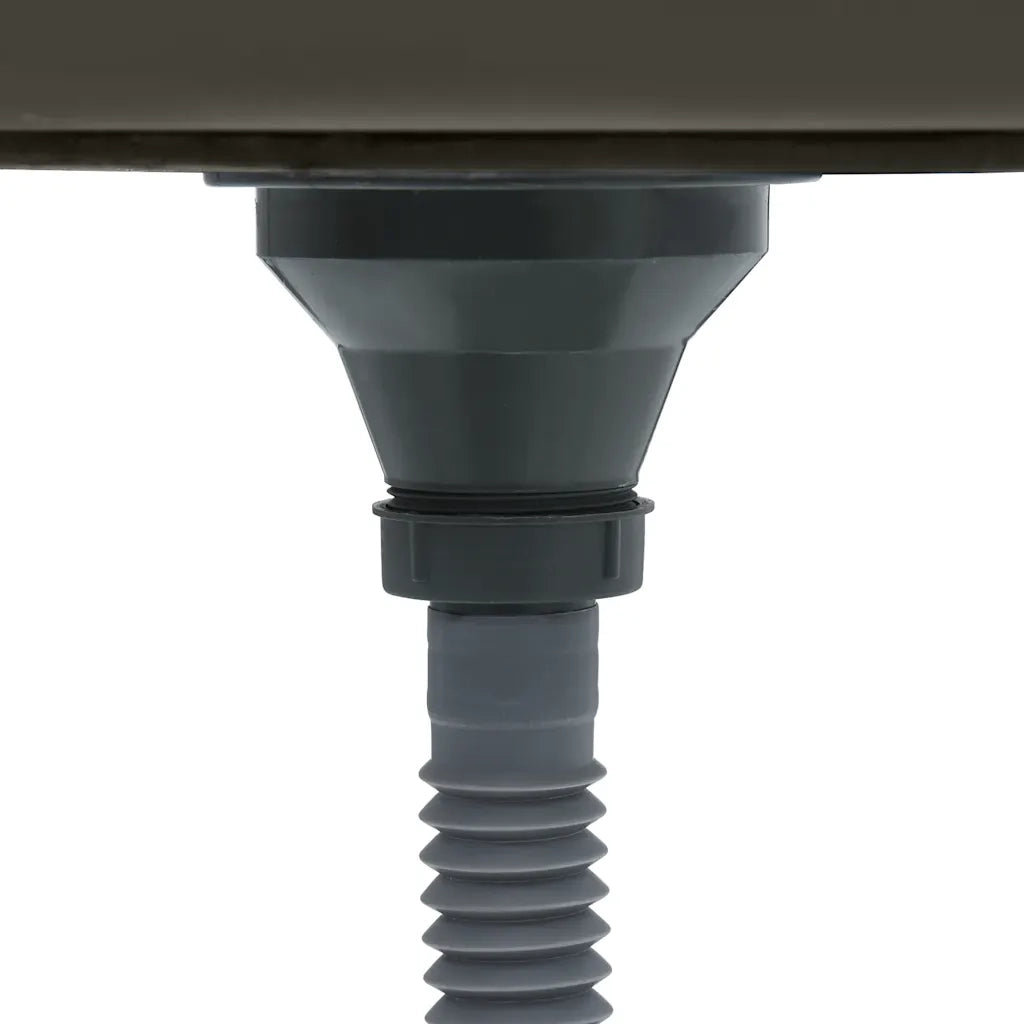 Lavello da Cucina Lavorato a Mano Nero Acciaio Inox CFW6828589