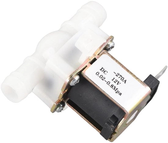 Vitale scelta - Valvola a magnete - Ingresso acqua DC12V - Resistente all'umidità e anticorrosione - OD12mm - Valvola elettromagnetica - Adatta per il controllo dell'acqua...