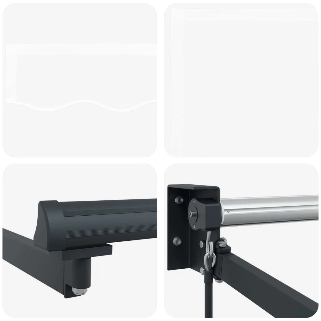 Tenda da Sole | Tenda retrattile Bianco 350 x 250 cm