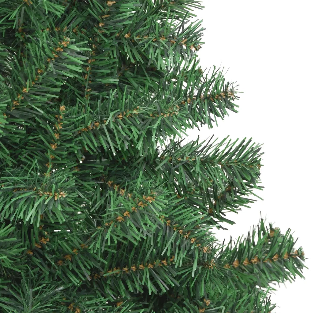 Albero Natale Artificiale con Supporto Acciaio 210 cm 910 Rami 60176