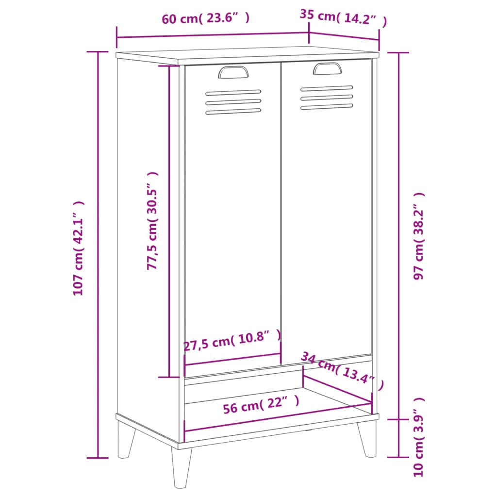 Scarpiera mobile contenitore per scarpe mobile per ingresso/corridoio/soggiorno legno ingegnerizzato bianco 02_0022119