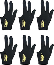 Manopole per biliardo - 6 pezzi - Antiscivolo e traspirante - Nero - Adatte per donne e uomini