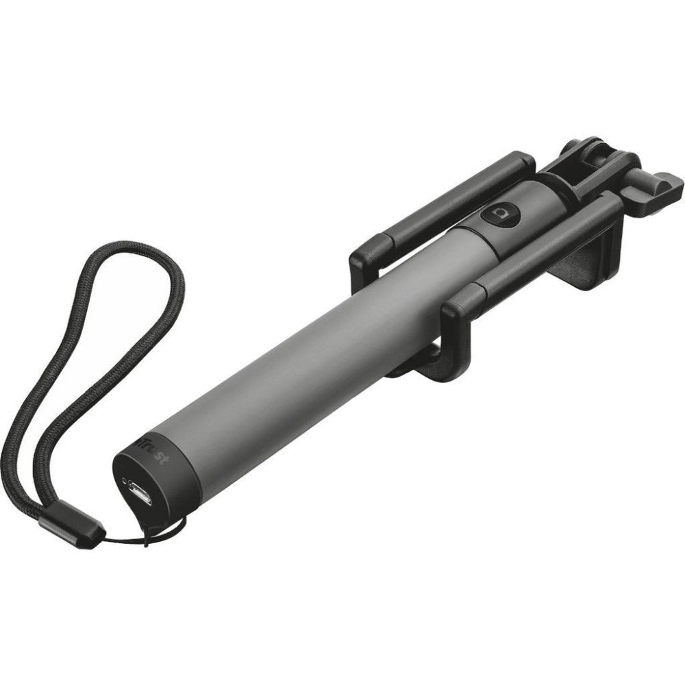 Trade Shop - Trust Asta Ripiegabile Per Selfie Wireless Stick Con Pulsante Per Scattare Foto -