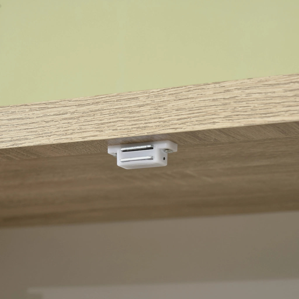 Armadio Cucina con 4 Porte e Ripiani Regolabili ¨C Minimal ¨C Legno MDF 80x40x182 cm