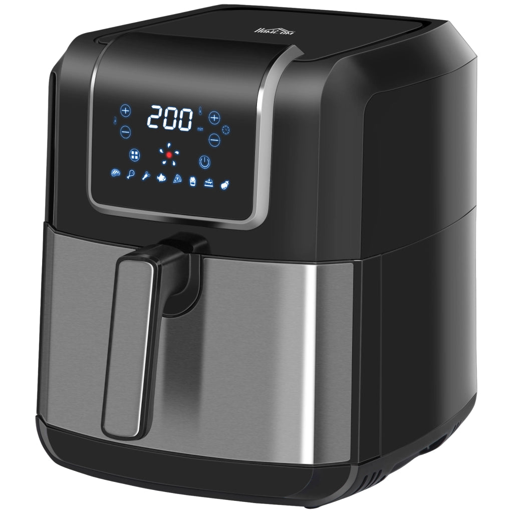 Friggitrice ad Aria 6,5L 1700W con 8 Programmi e Cestello ¨C Minimal ¨C 36,5x29x33,8 cm Nero