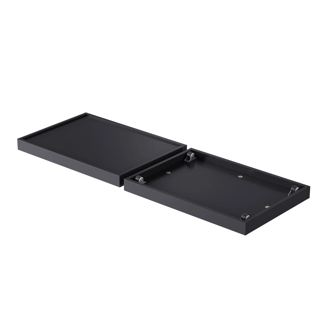 GARDEROBA DA INGRESSO con panca e 4 ganci 100x180x35 cm Nero