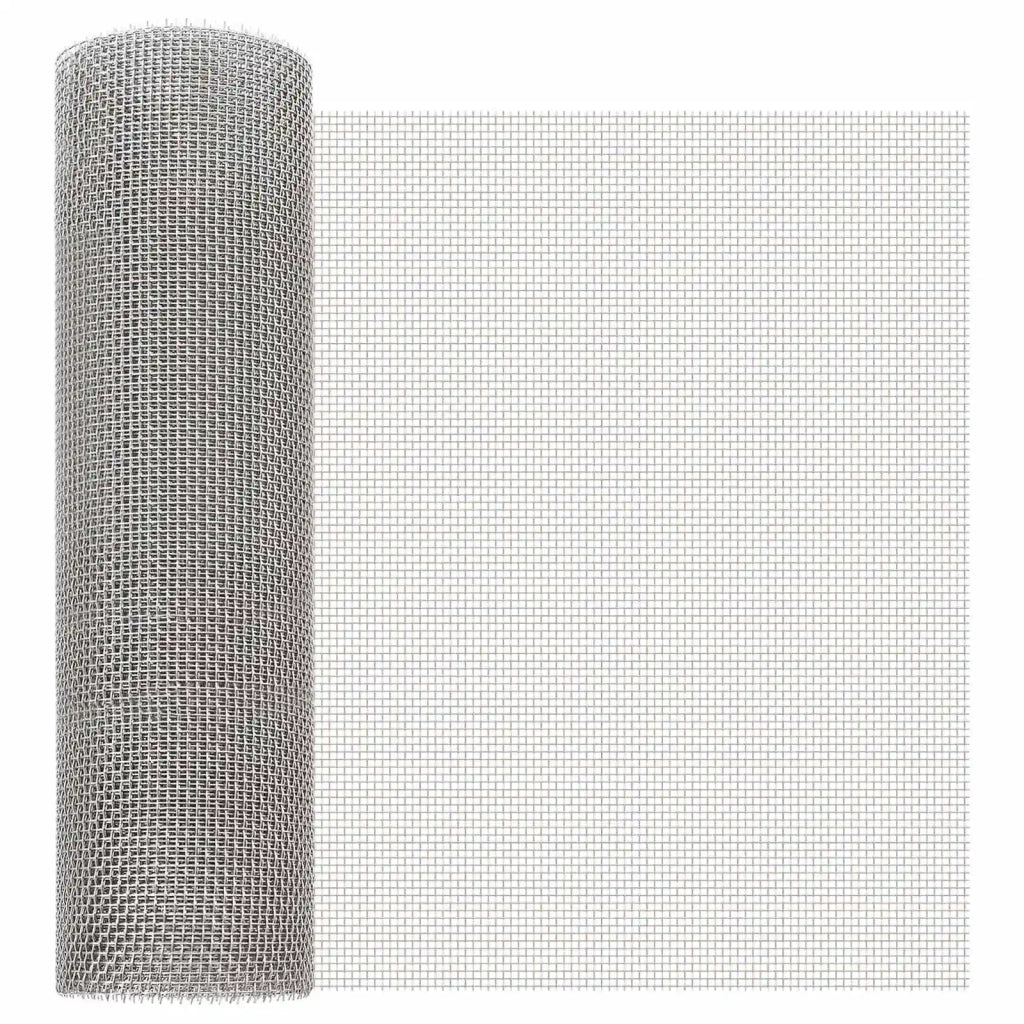 Rete per schermatura 40 x 200 cm 6 Mesh Argento 42039647