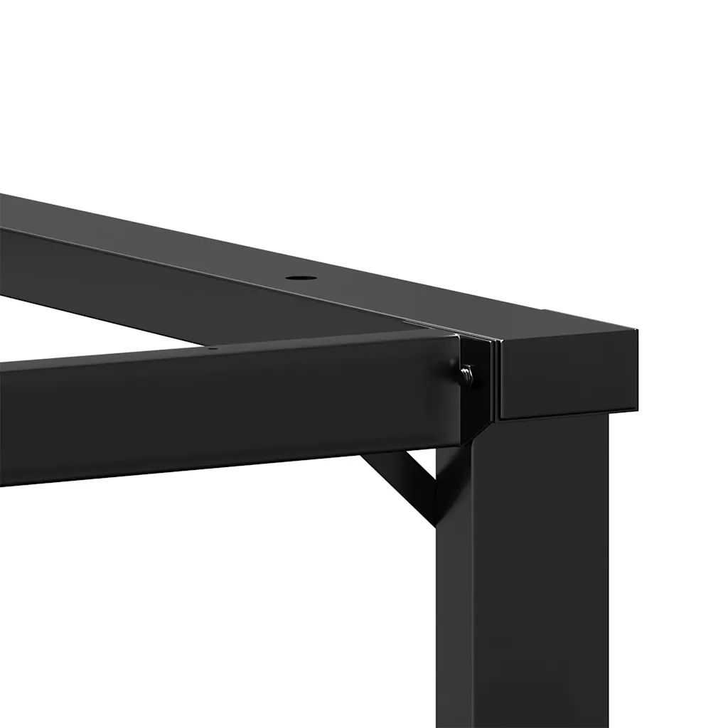 Telaio Gambe a O per Tavolino da Salotto 70x60x43 cm in Acciaio