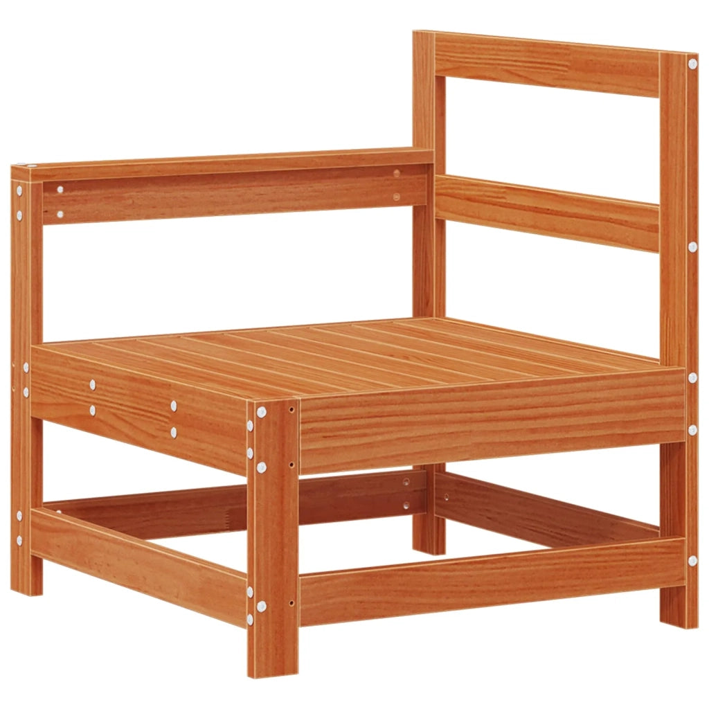 Set Lounge da Giardino 7 pcs Marrone Cera